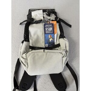 K9 Sport Sack Air 2 Small Dog Backpack Carrier Gray Forward Facing Hiking Travel